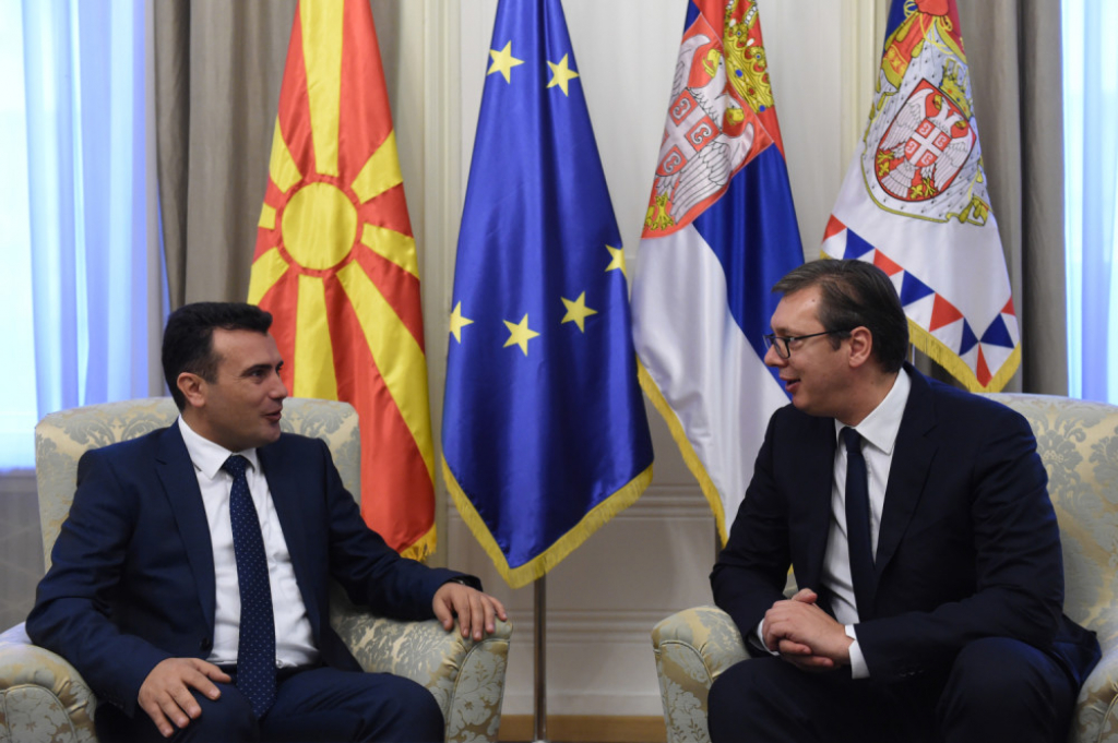 Zoran Zaev i Aleksandar Vučić
