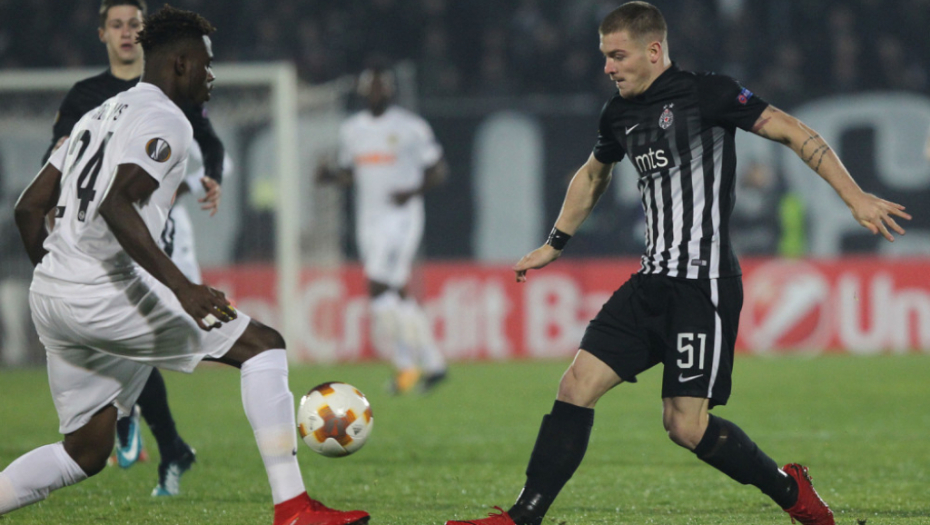 FK Partizan 2017/18. ognjen ožegović