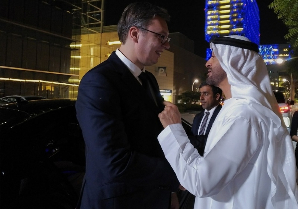 Aleksandar Vučić i Bin Zajed