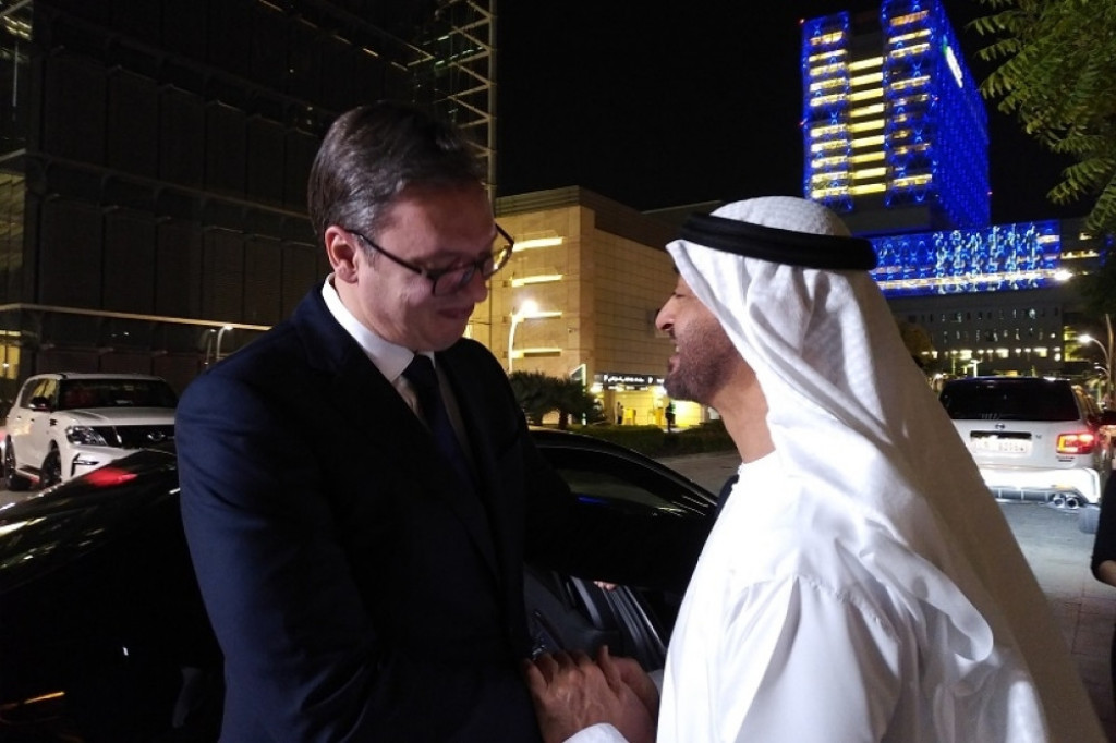 Aleksandar Vučić i Bin Zajed
