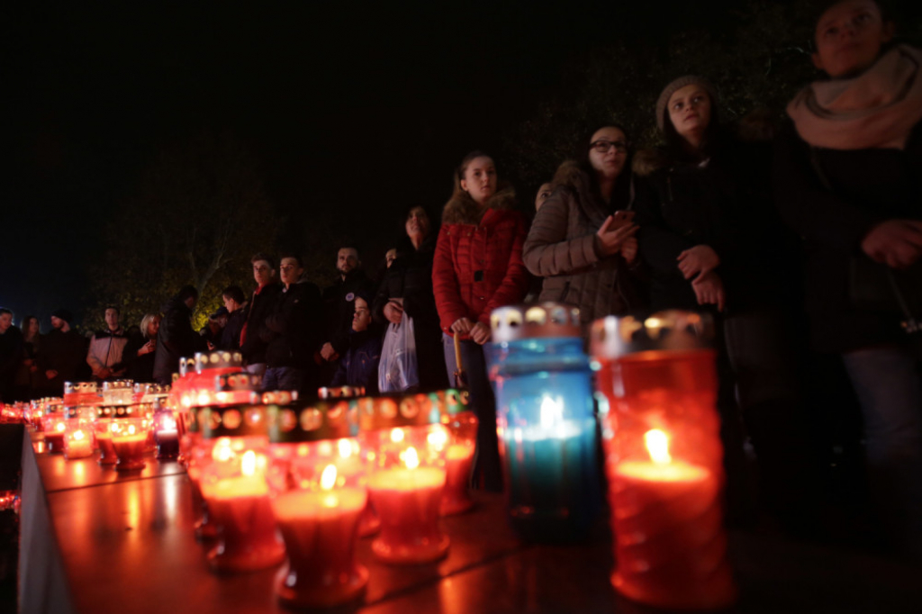Sveće za osuđene lidere Herceg-Bosne u Mostaru