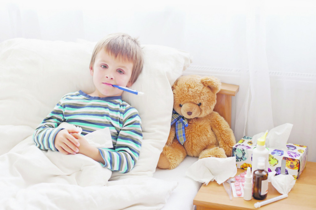 grip dete bolest dečak prehlada