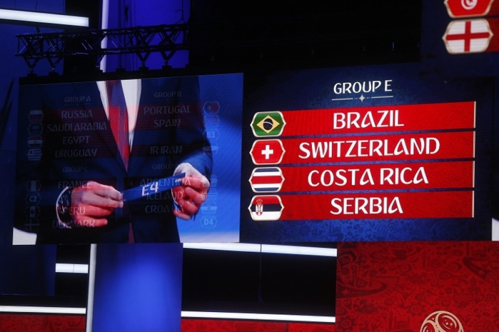 Srbija u grupi sa Brazilom, Švajcarskom i Kostarikom