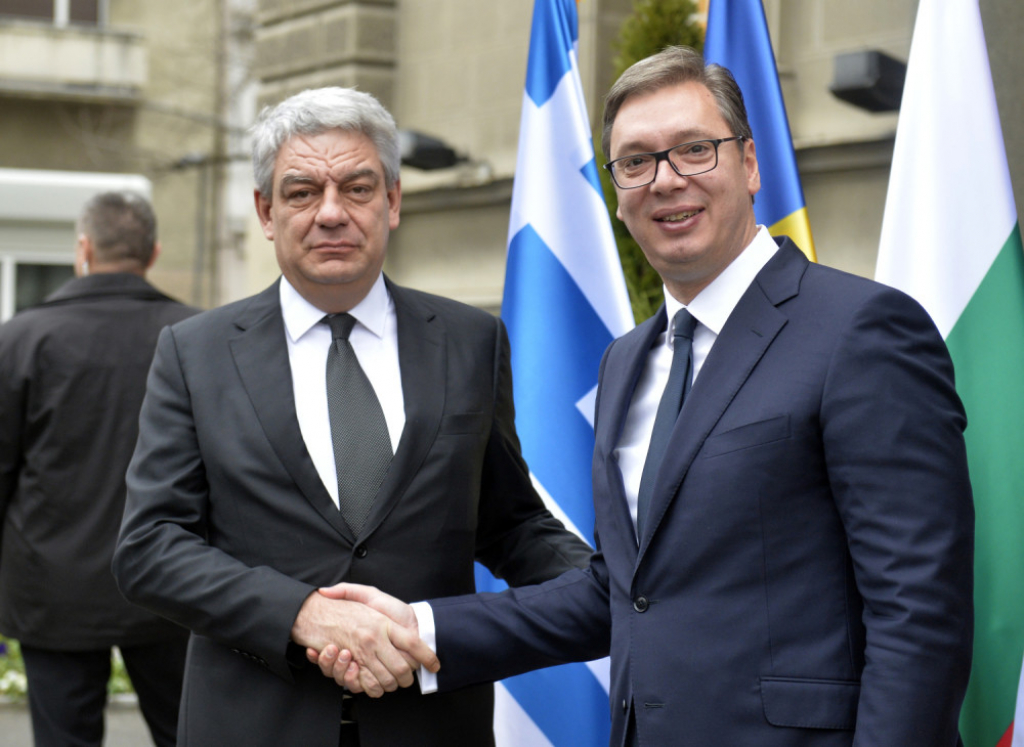 Mihaij Tudose i Aleksandar Vučić
