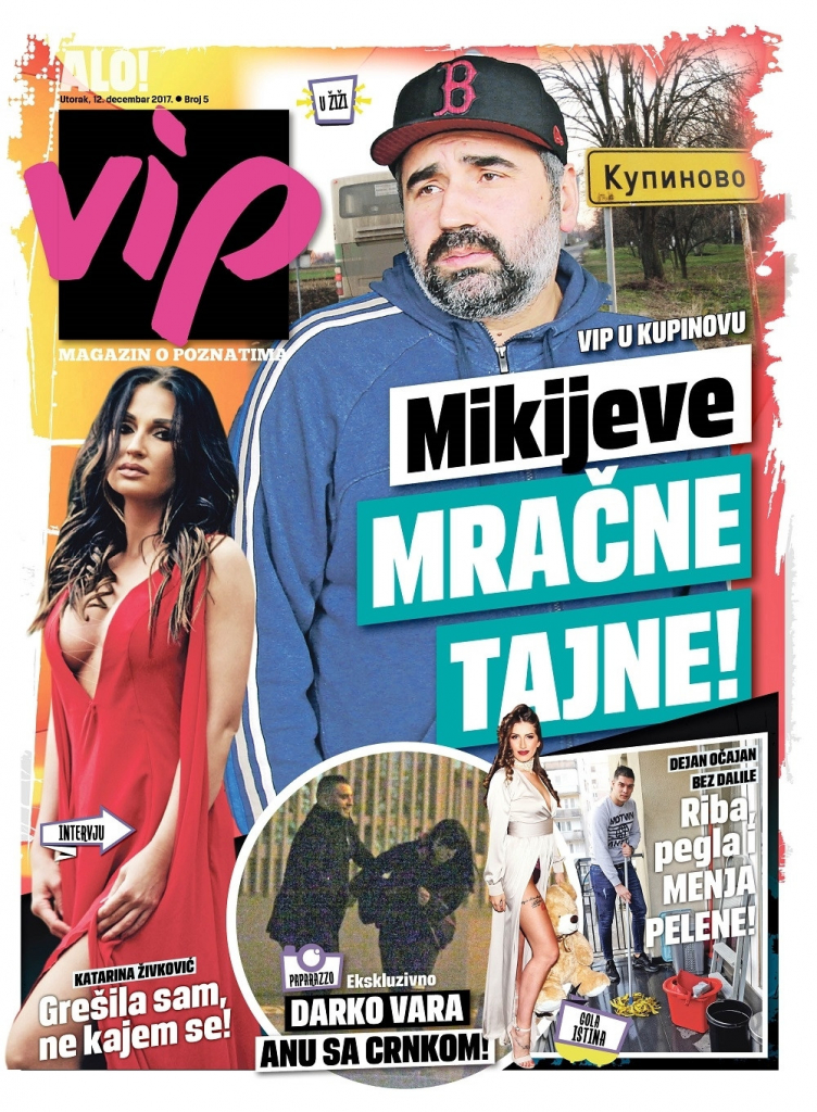 Naslovna VIP magazina, 12. decembar 