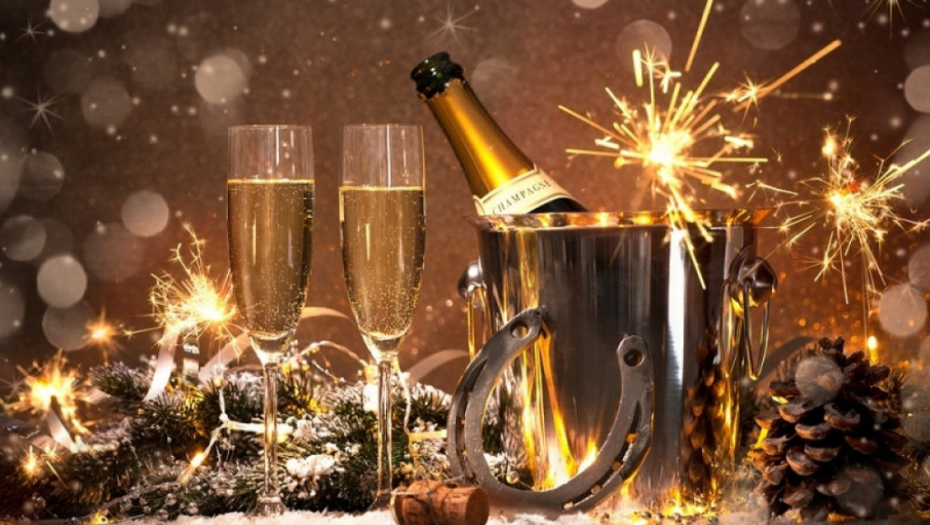 nova godina, proslava, doček, 2018., šampanjac