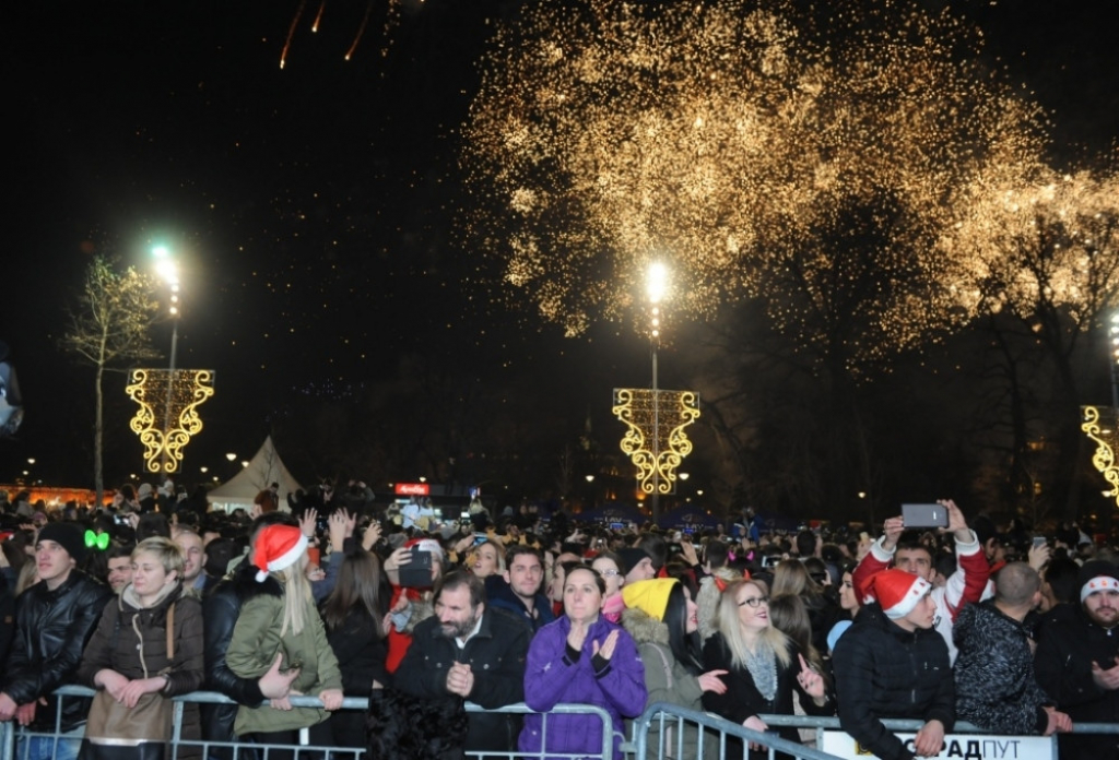 Nova godina Doček Beograd Vatromet