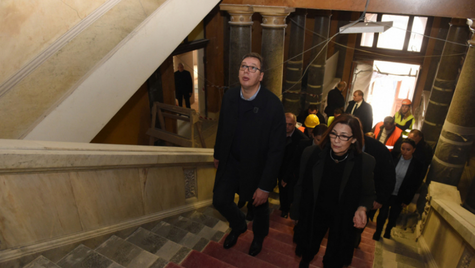 Aleksandar Vučić u poseti Narodnom muzeju