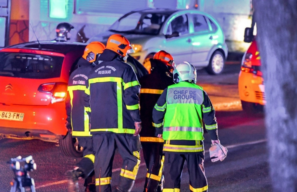 Požar na severu Francuske