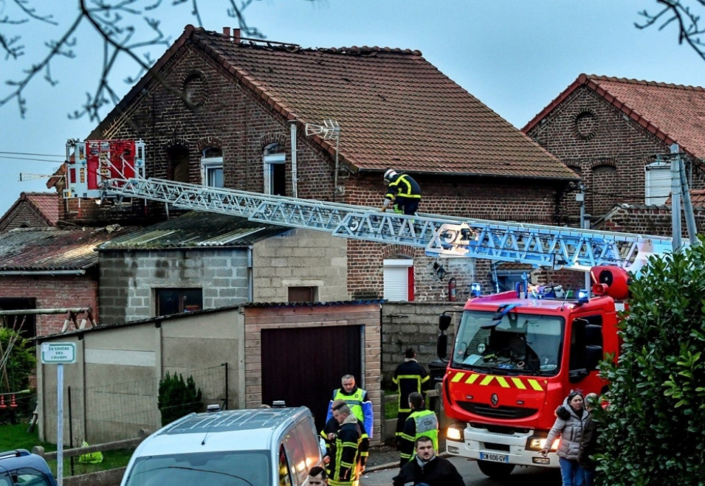 Požar na severu Francuske