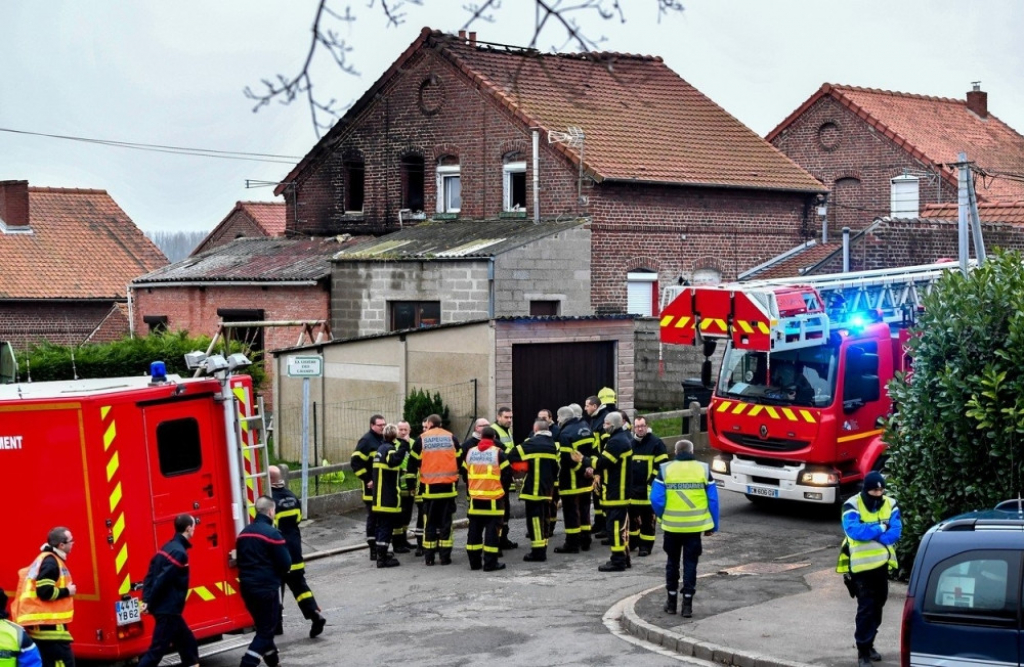 Požar na severu Francuske