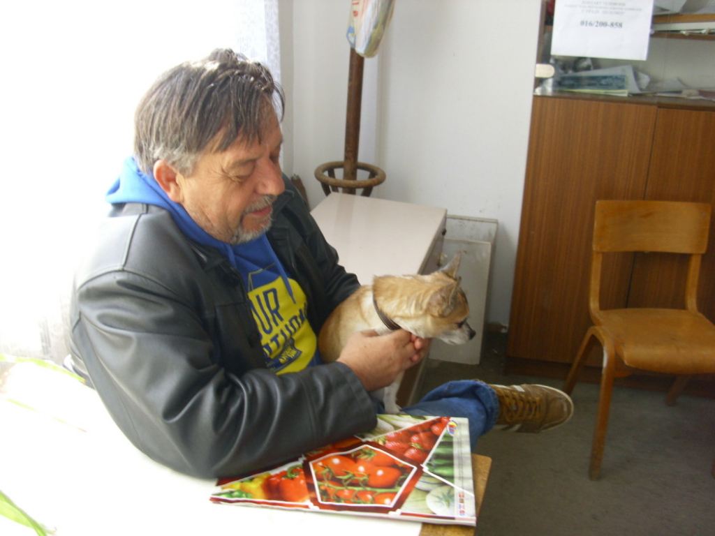 Dragoslav Branković Gile sa psićem