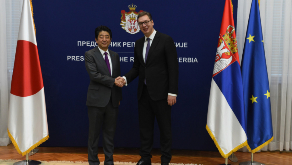 Japanski premijer Šinzo Abe u Beogradu