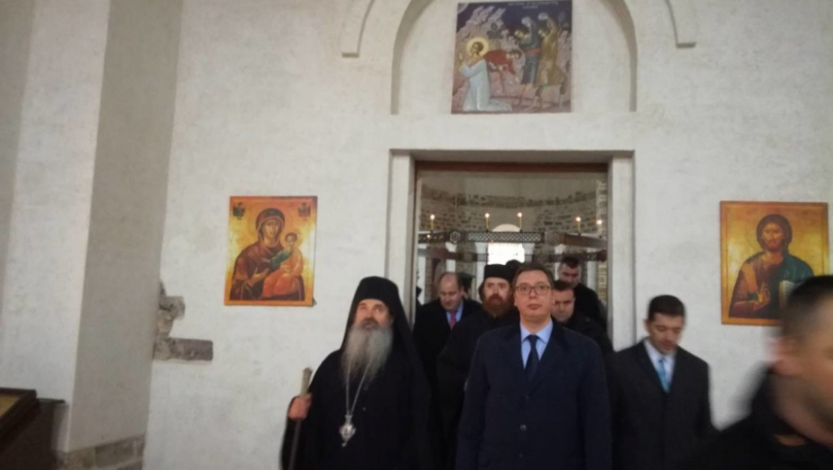 Aleksandar Vučić manastir Banjska