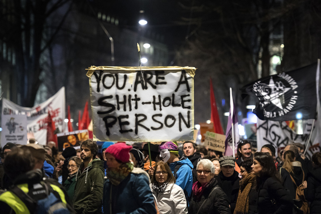 Protest protiv Trampovog dolaska u Davos