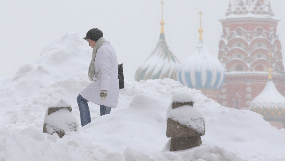 Moskva sneg oluja