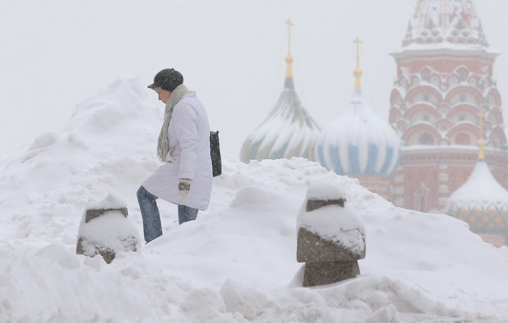 Moskva sneg oluja