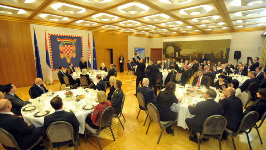 Službena večera u Zagrebu