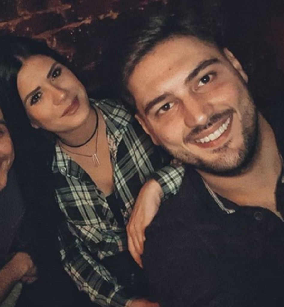 Ljuba Perućica sa devojkom Katarinom