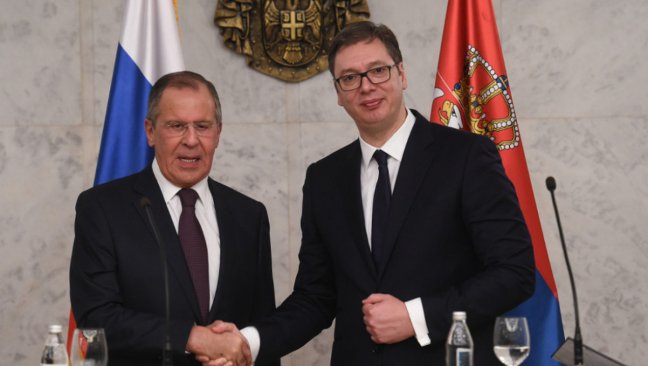 Sergej Lavrov i Vučić