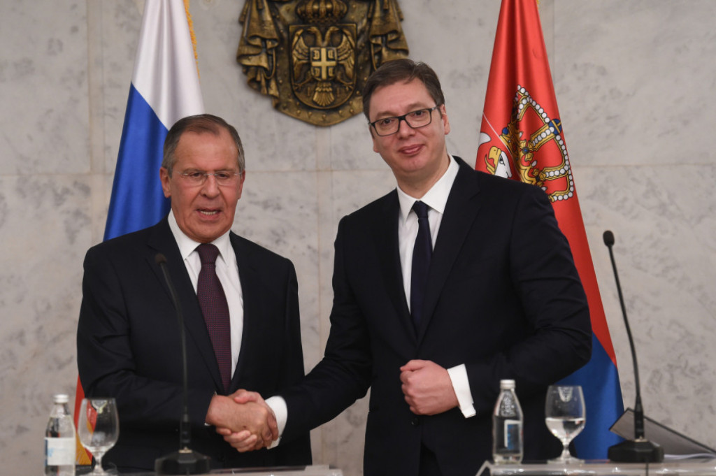 Sergej Lavrov i Vučić
