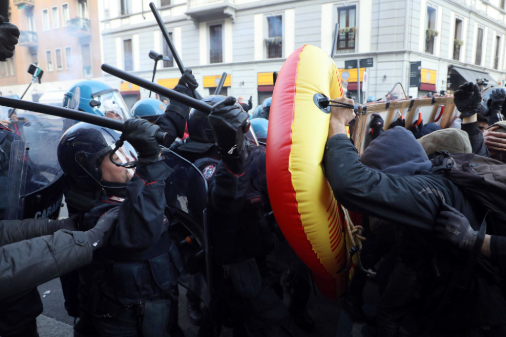 Sukobi policije i demonstranata u Italiji