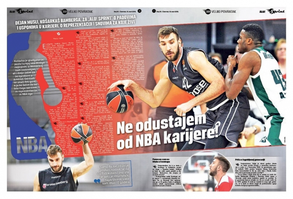 Dejan Musli, intervju za 