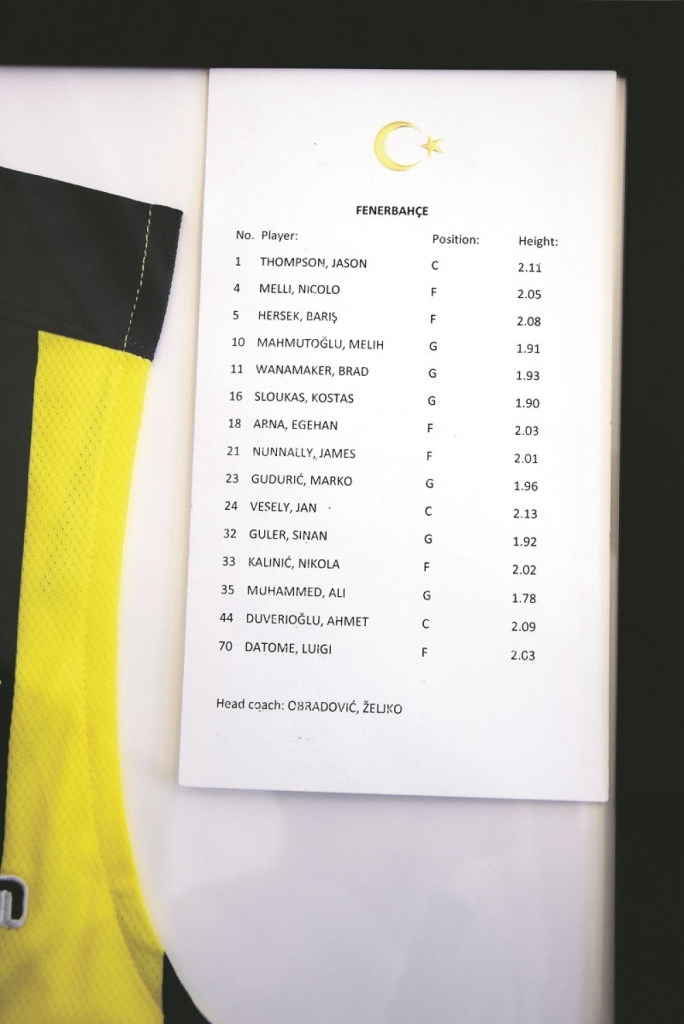 Spisak igrača Fenerbahčea