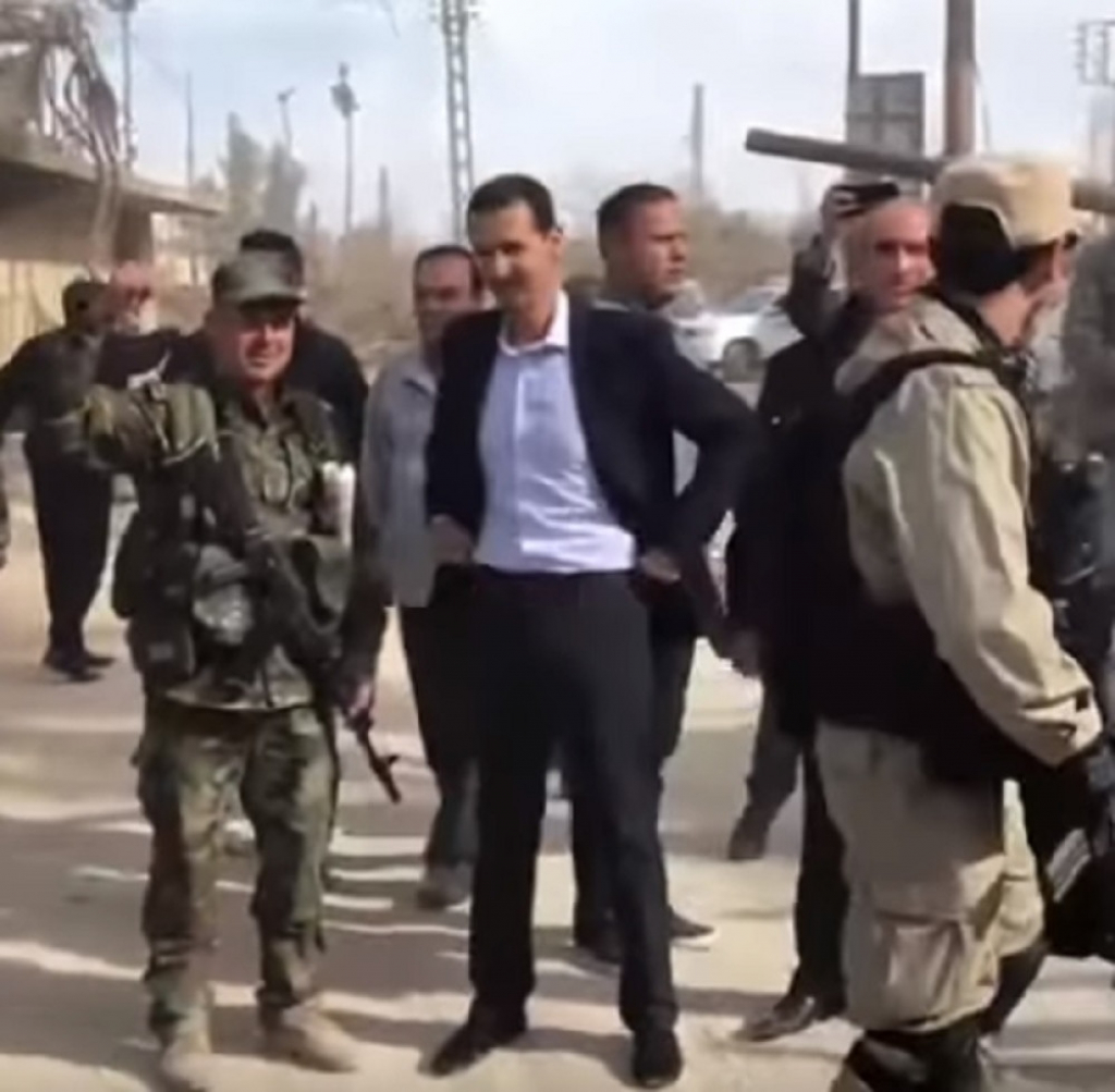 Asad posetio vojnike na frontu