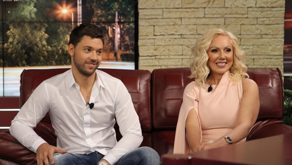 Lepa Brena i  Stefan Živojinović