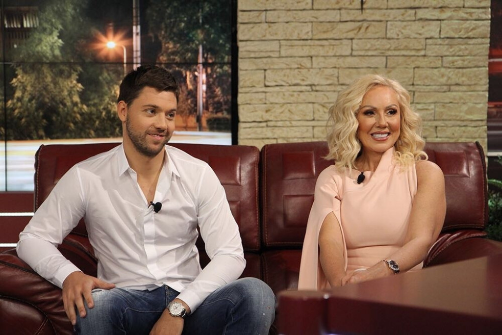 Lepa Brena i  Stefan Živojinović