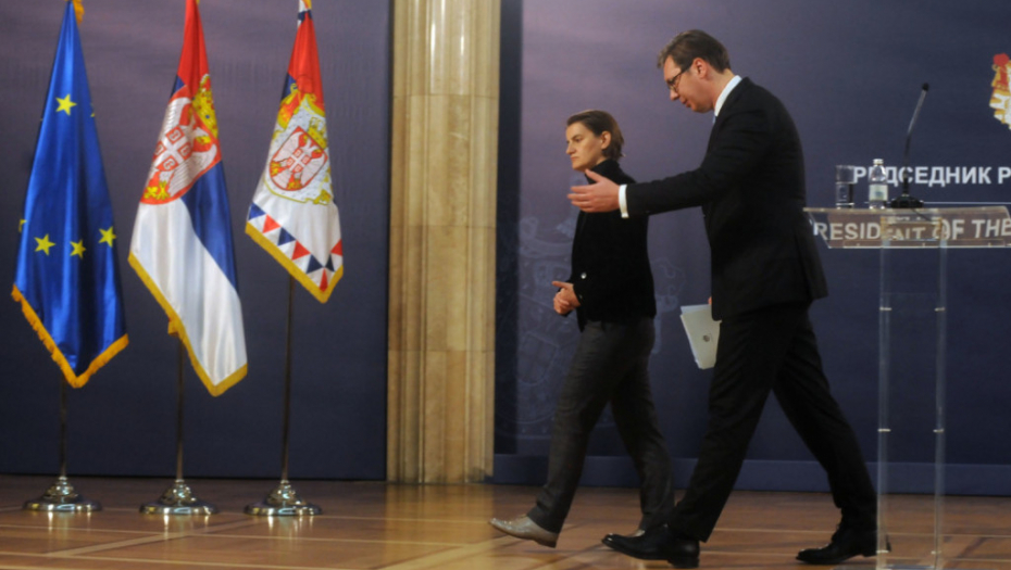 Aleksandar Vučić i Ana Brnabić