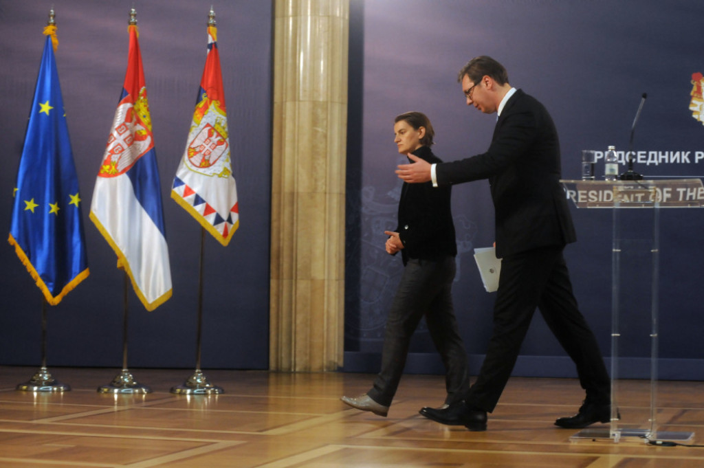 Aleksandar Vučić i Ana Brnabić