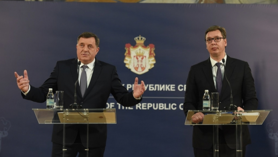 Aleksandar Vučić i Milorad Dodik