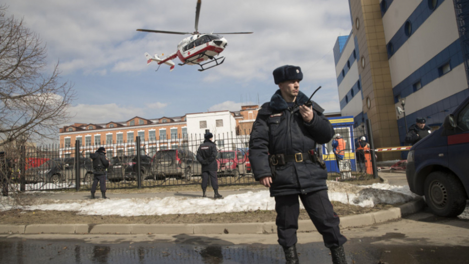 Požar tržni centar Moskva