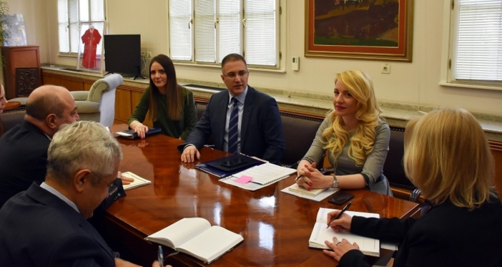 Ministar policije sa ambasadorom Azerbejdžana