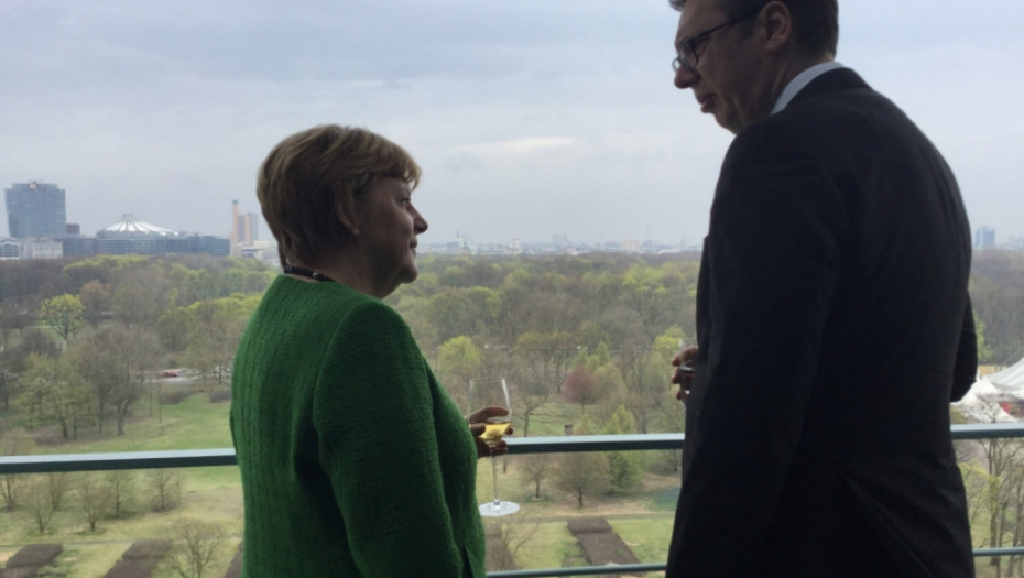 Aleksandar Vučić i Angela Merkel