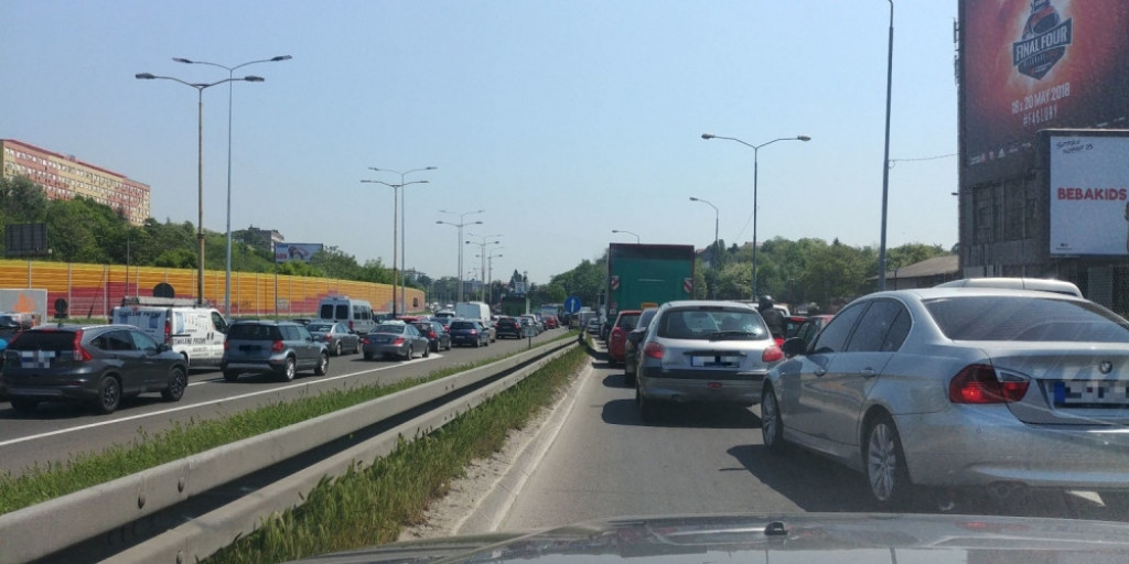 Autoput gužva saobraćaj