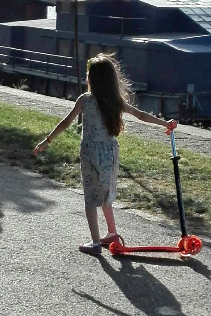 Jana Marjanović na Dunavskom keju