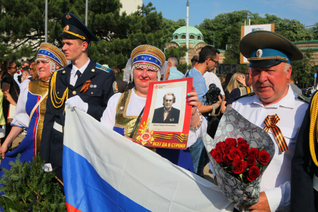 Besmrtni puk na ulicama Beograda