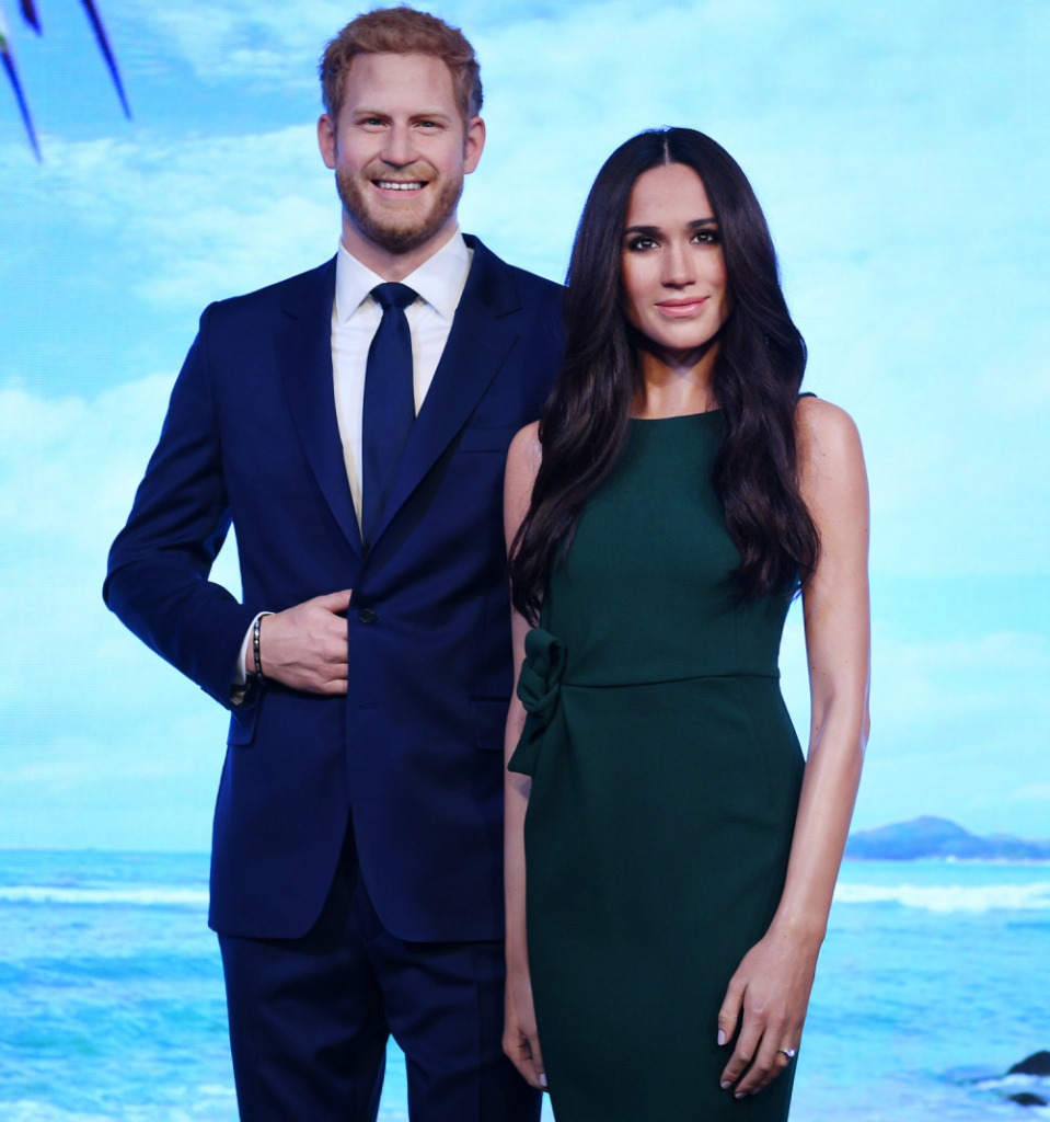 Princ Hari i Megan Markl kao lutke u muzeju voštanih figura