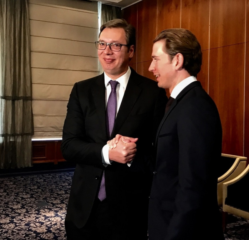 Aleksandar Vučić i Sebastijan Kurc