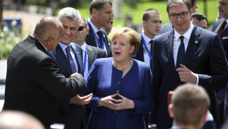 Aleksandar Vučić i Angela Merkel