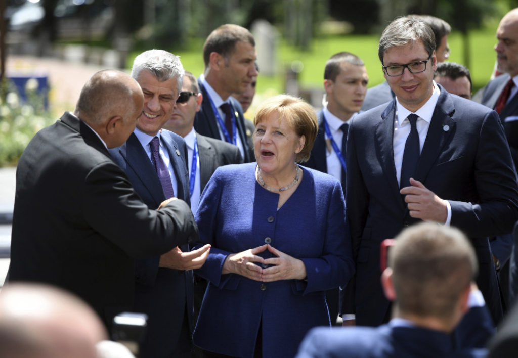 Aleksandar Vučić i Angela Merkel