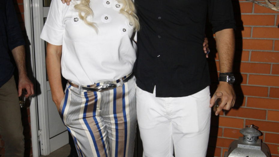 Lepa Brena i Stefan Živojinović