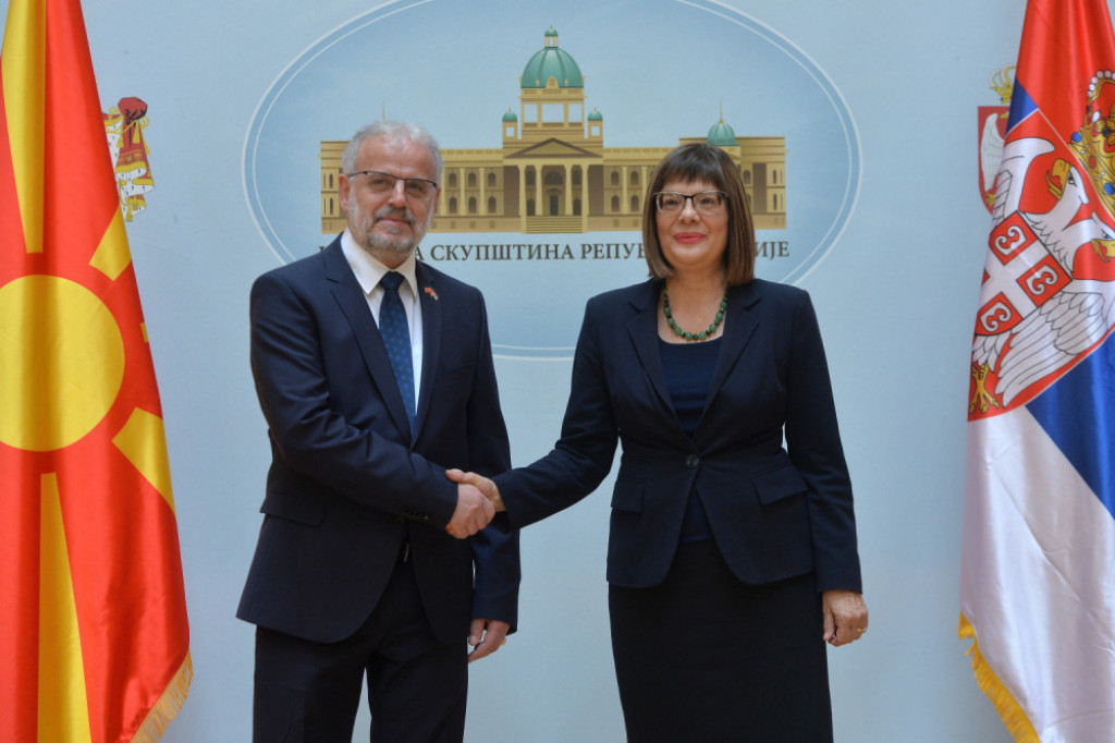 Talat Džaferi i Maja Gojković