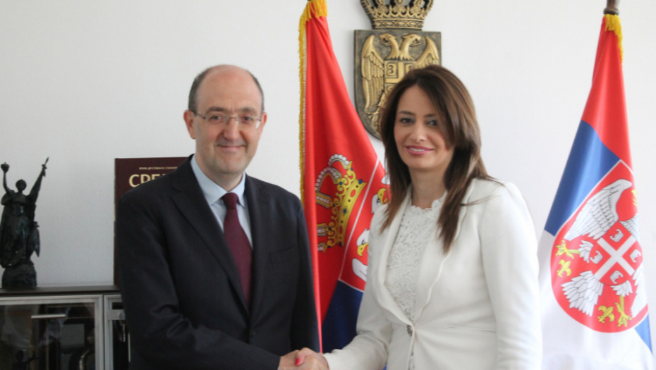 Nela Kuburović sa novim italijanskim ambasadorom