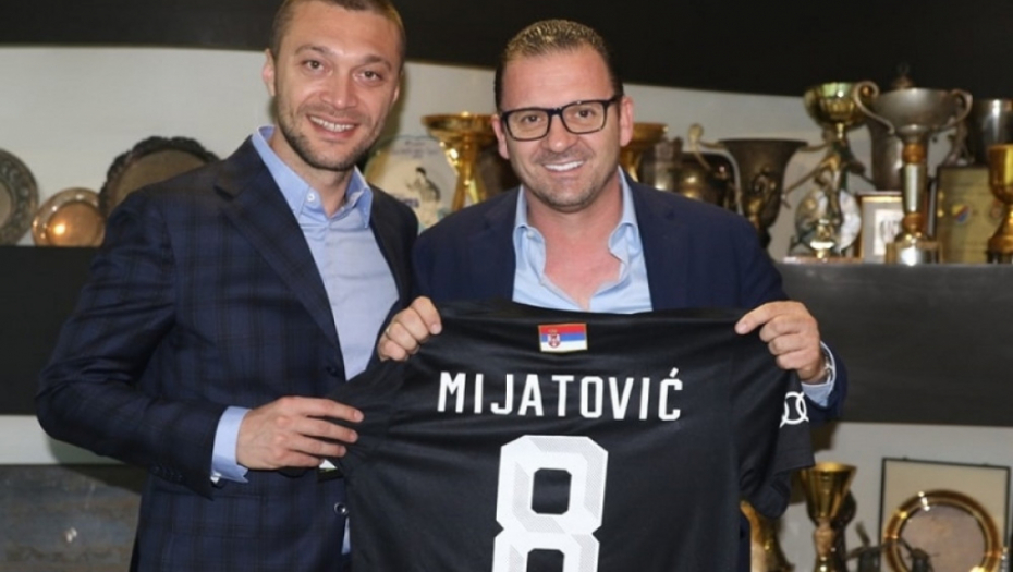 Predrag Mijatović na stadionu Partizana