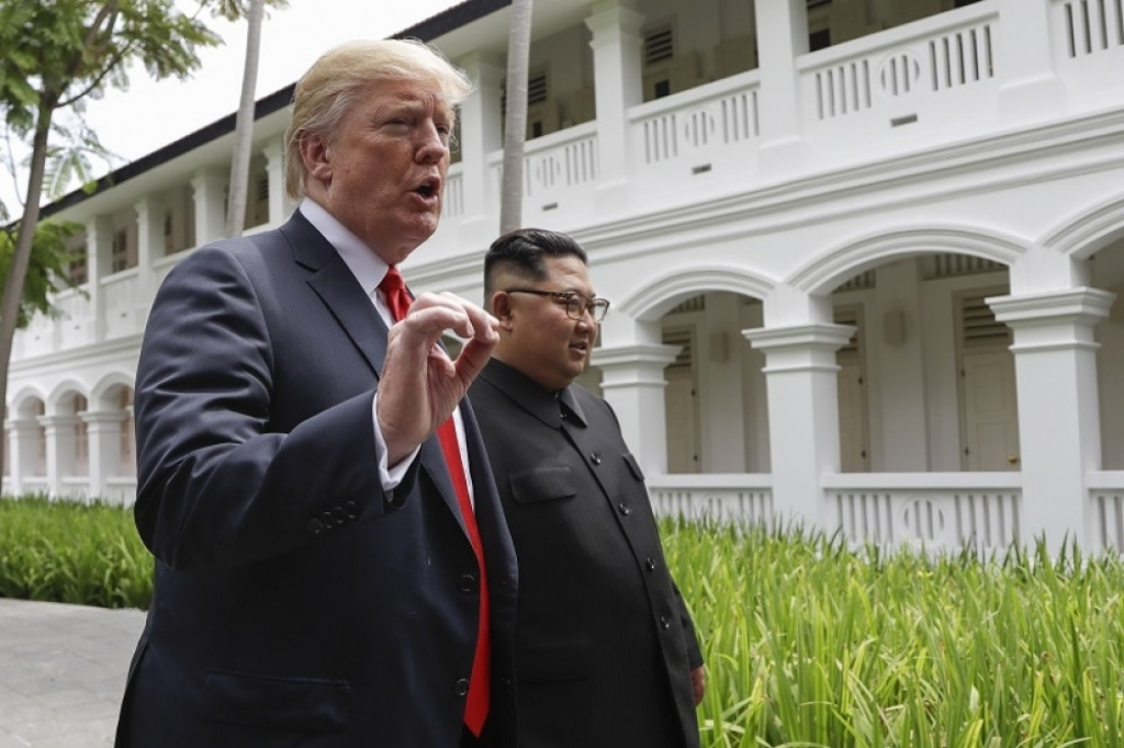 Donald Tramp i Kim Džong Un