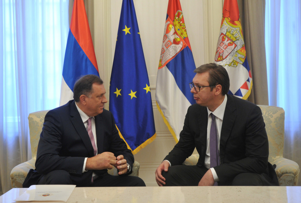Aleksandar Vučić i Milorad Dodik